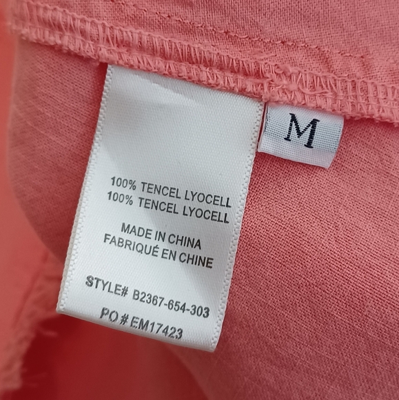 Bella Dahl Beachy Summer Resort Coral Layered Frayed Hem Mini Skirt - Picture 10 of 11